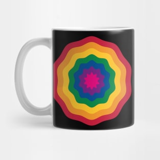 Rainbow Flower Mug